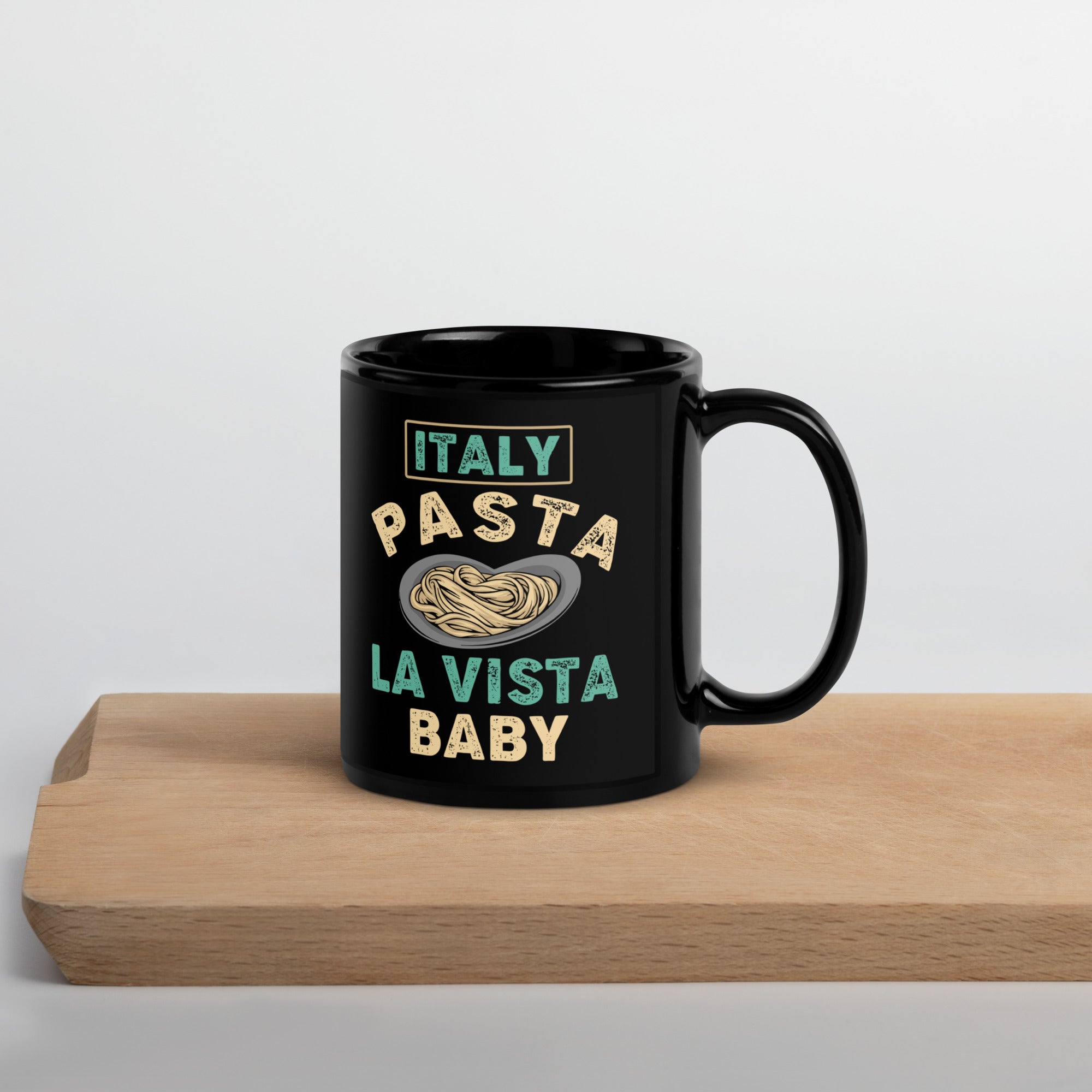 italy-pasta-la-vista-baby-black-glossy-mug