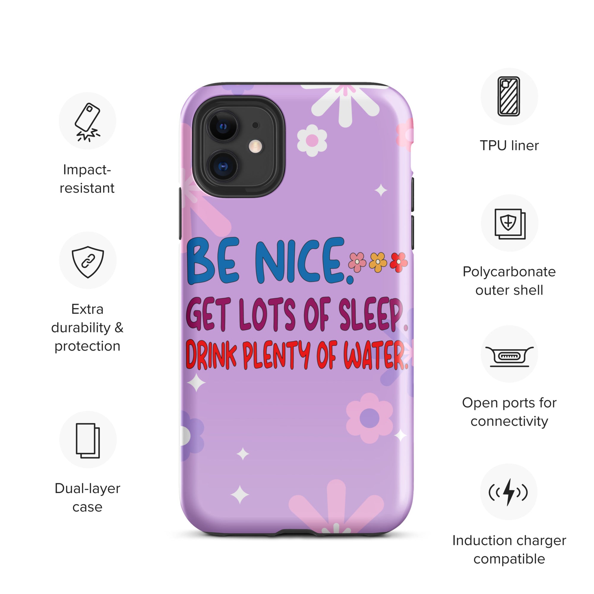 retro-groovy-positive-vibes-phone-cases-gift-for-her-aesthetic-phone-cover-iphone-15-plus-iphone-16-pro-max-tough-case-for-iphone®-3