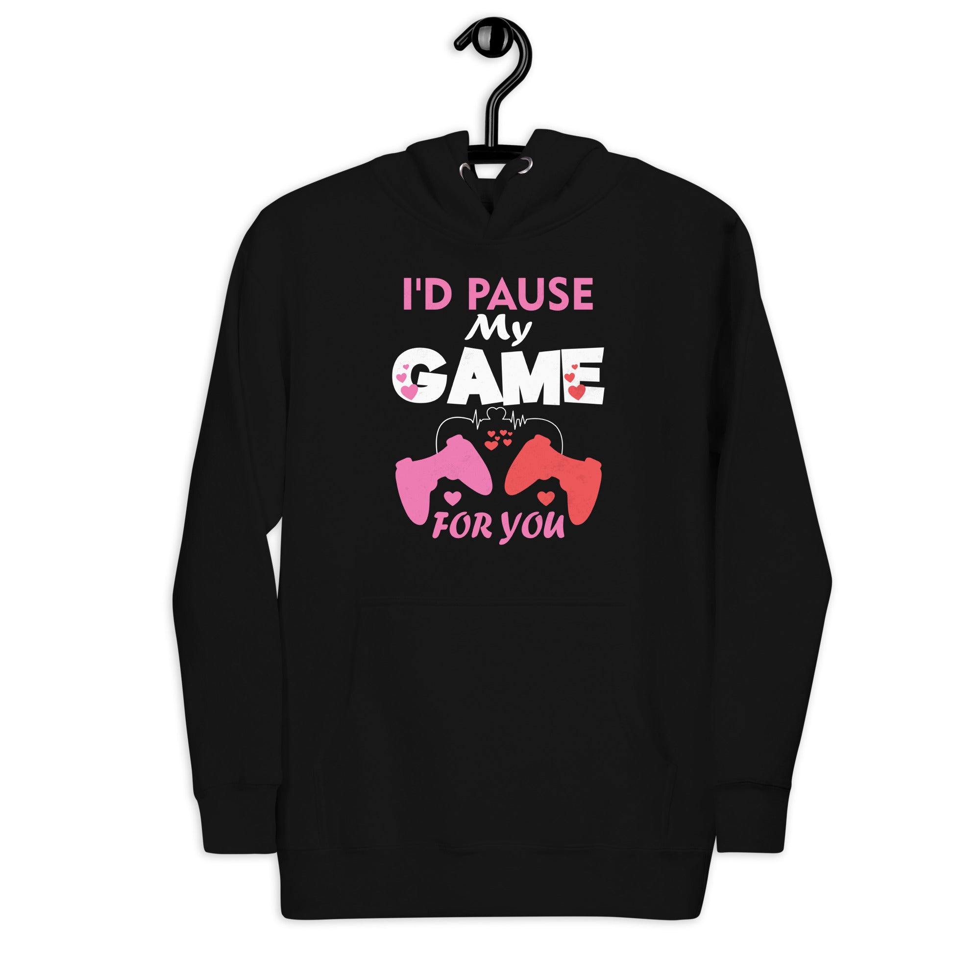 id-pause-my-game-for-you-valentines-day-boy-girl-gaming-unisex-hoodie