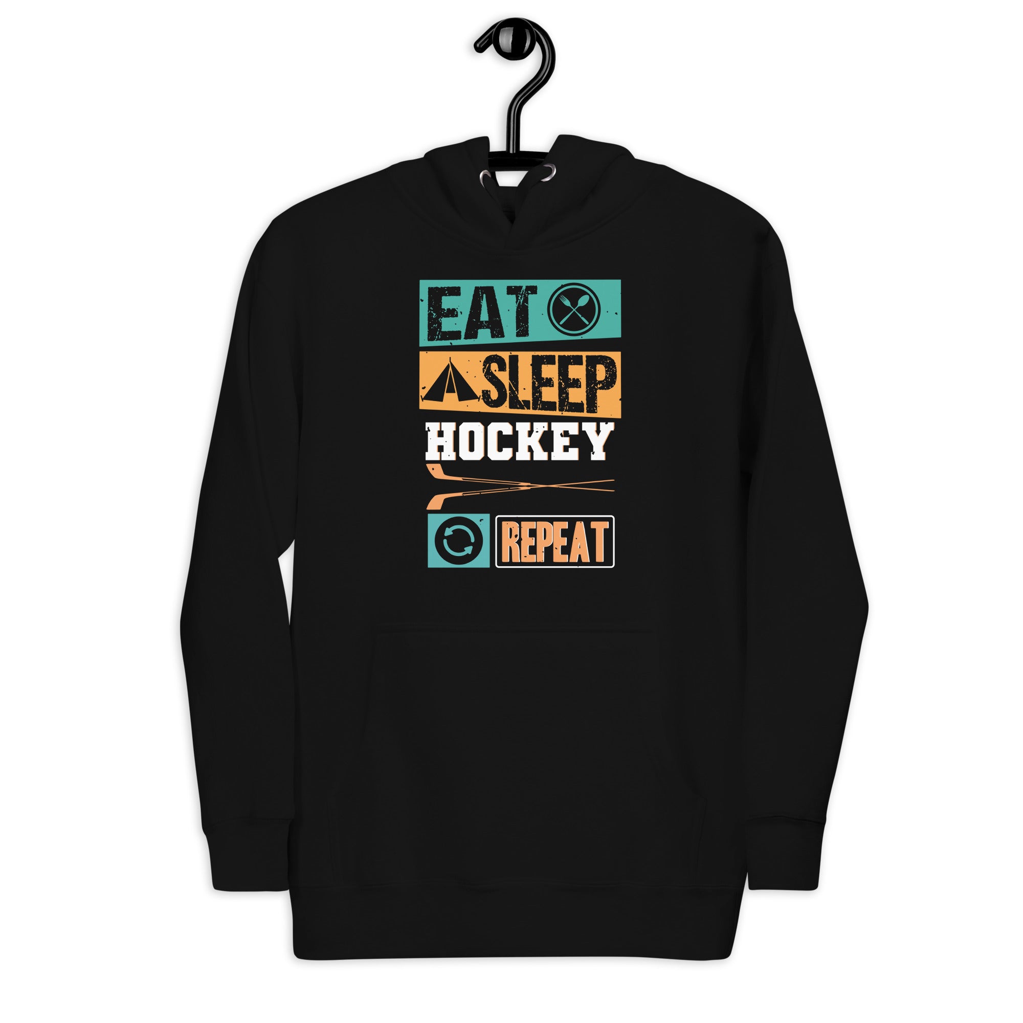 eat-sleep-hockey-repeat-funny-retro-vintage-unisex-hoodie