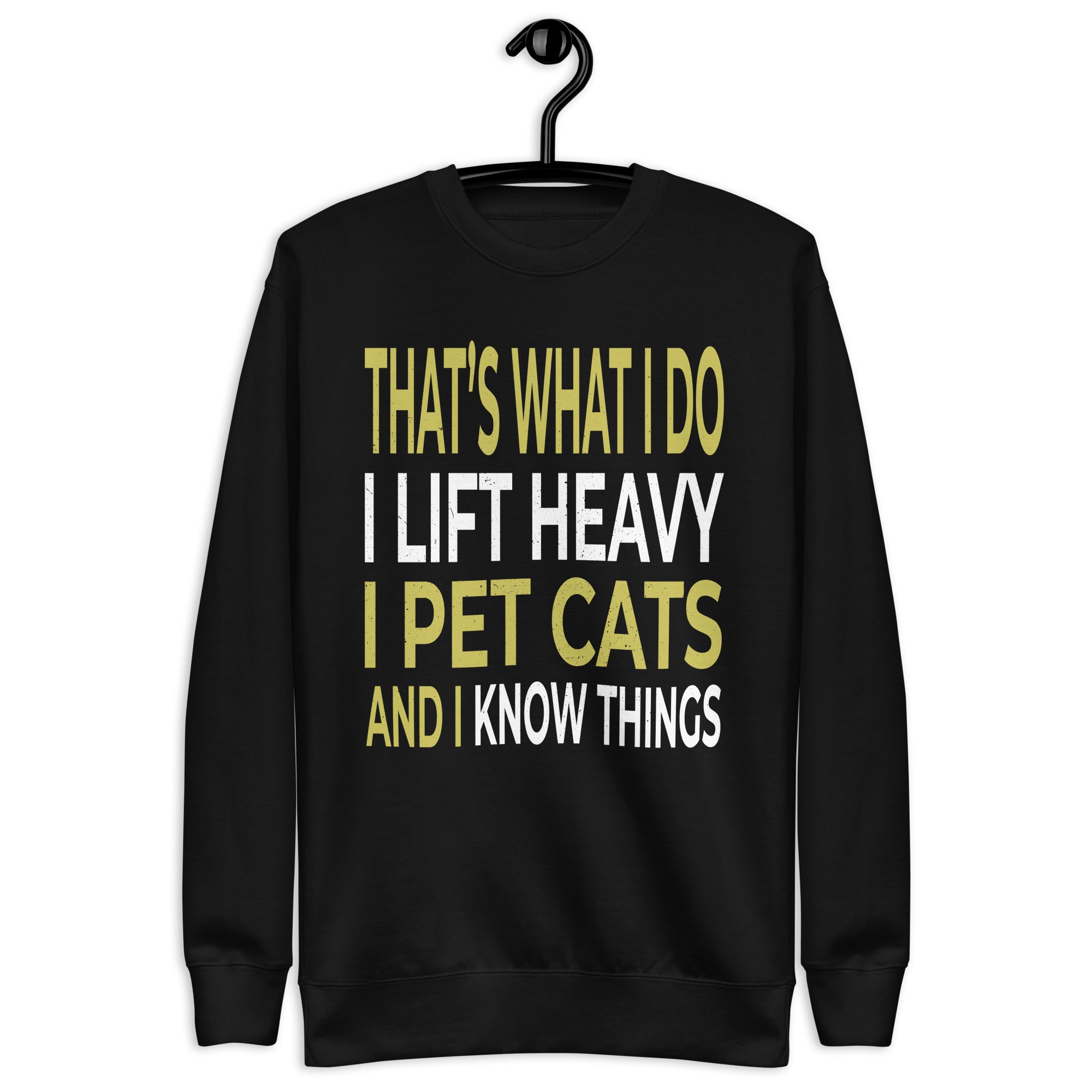 funny-gym-workout-weightlifting-cat-animal-powerlifting-unisex-premium-sweatshirt