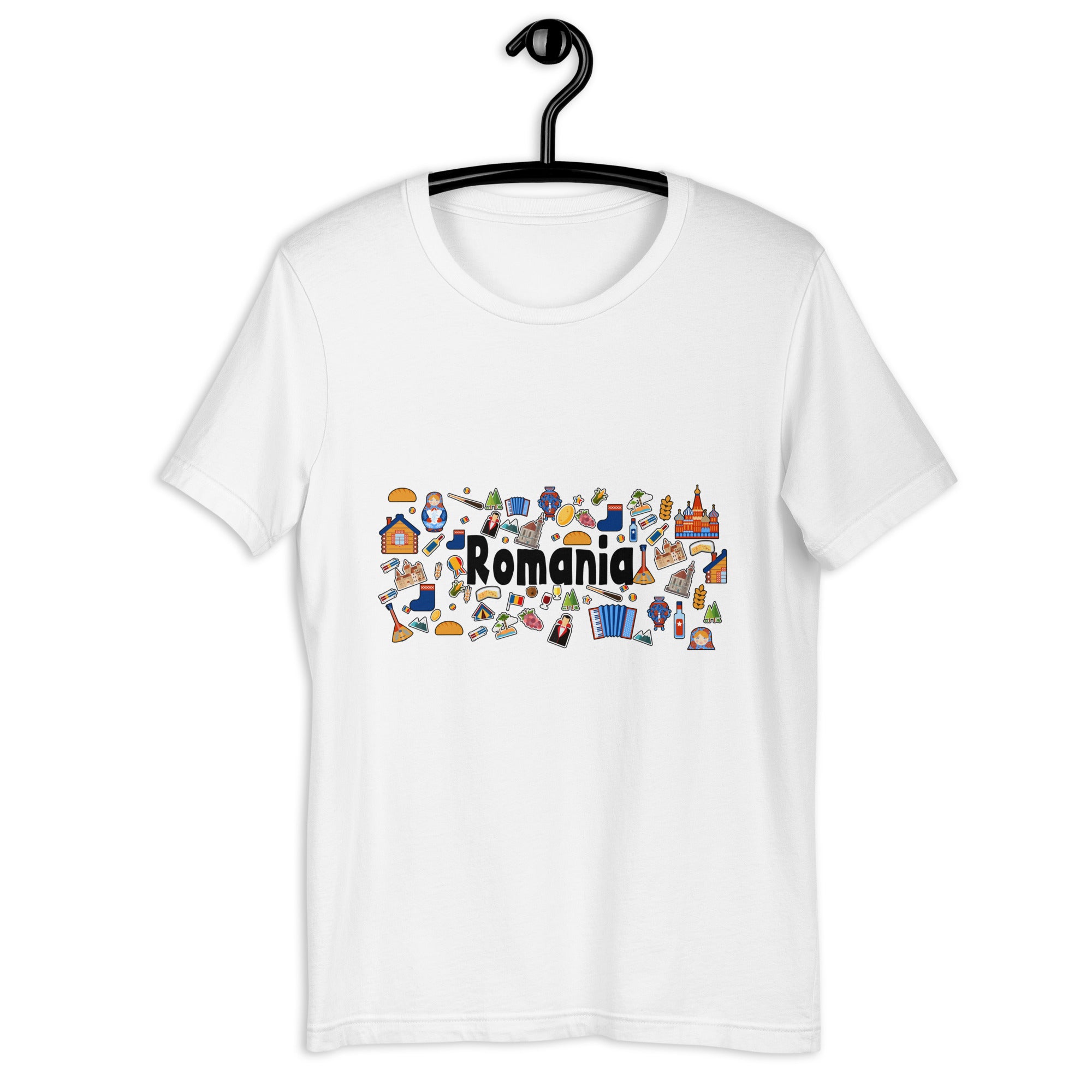 lotacy-romania-symbols-colorful-romania-romania-souvenir-and-gifts-gift-idea-for-romanian-men-and-women-unisex-t-shirt