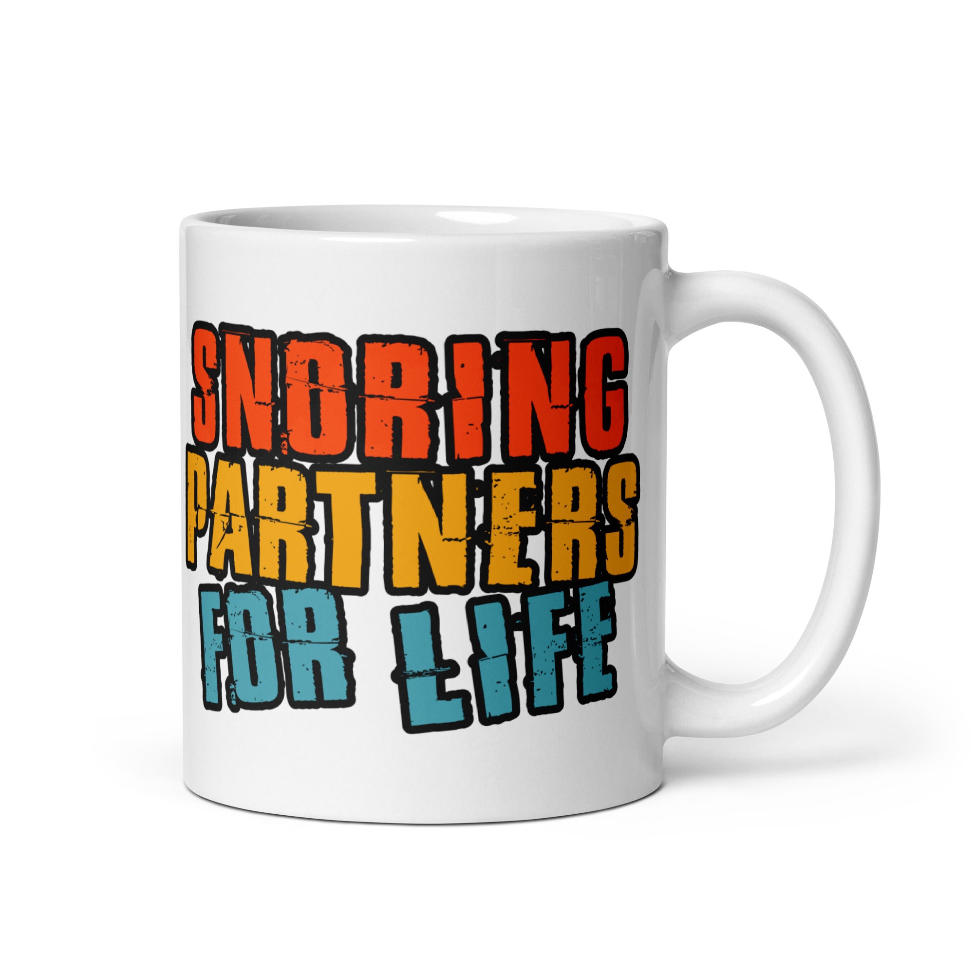 snoring-partners-for-life-funny-couple-white-glossy-mug