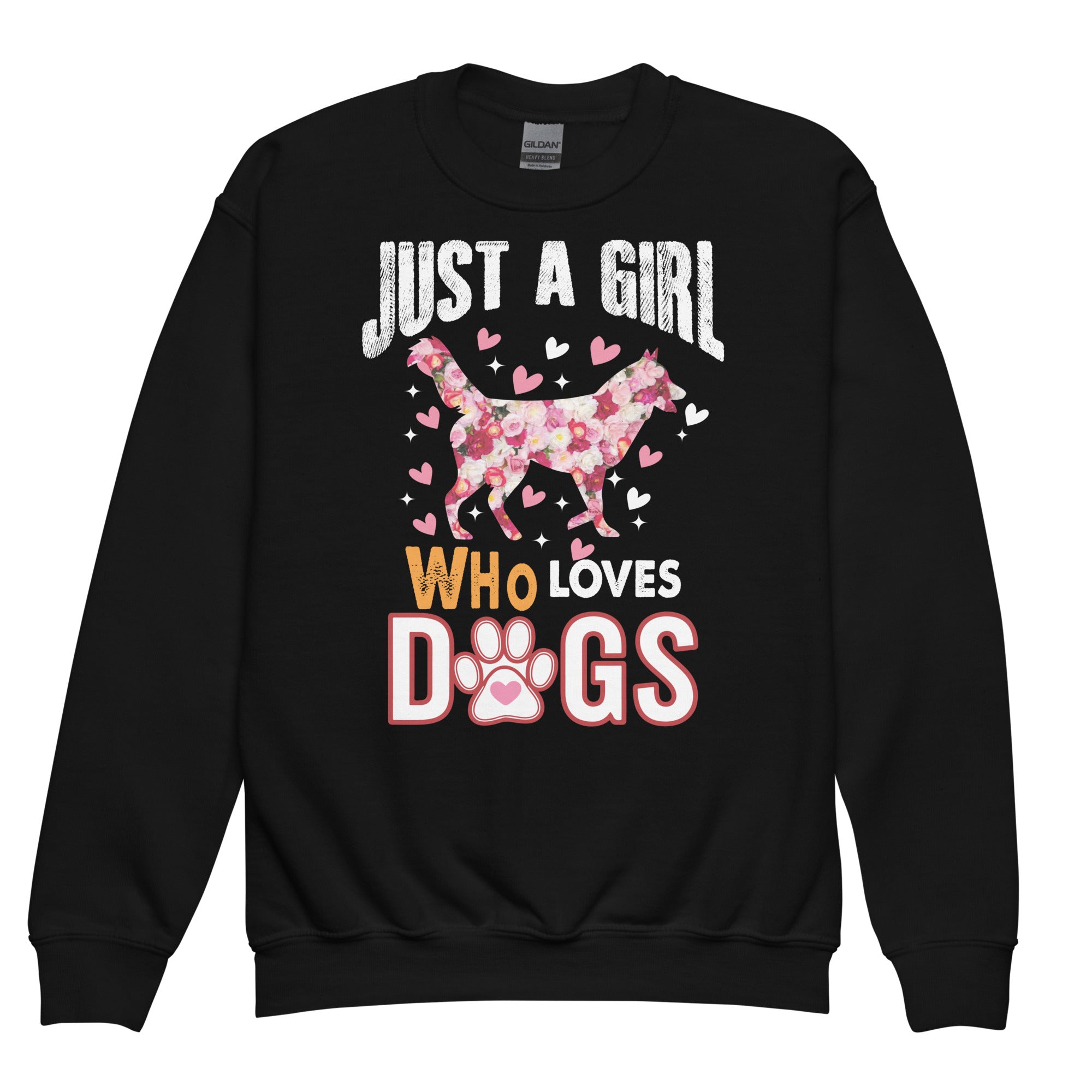 dog-cute-just-a-girl-who-loves-dogs-crewneck-sweatshirt