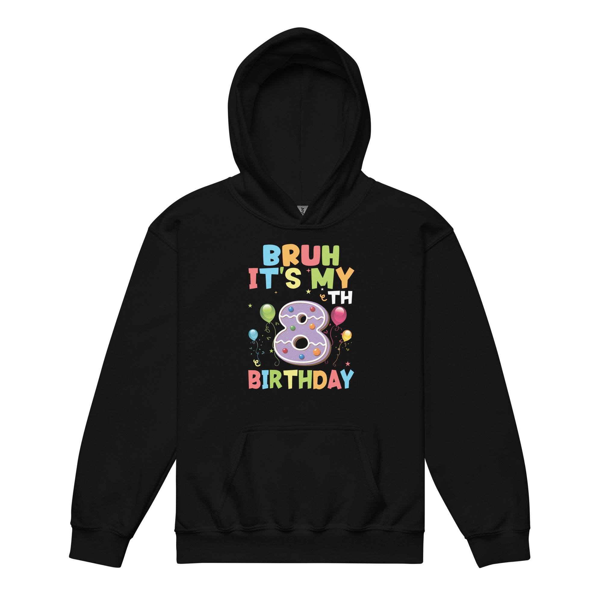 kids-bruh-its-my-8th-birthday-8-year-old-birthday-heavy-blend-hoodie
