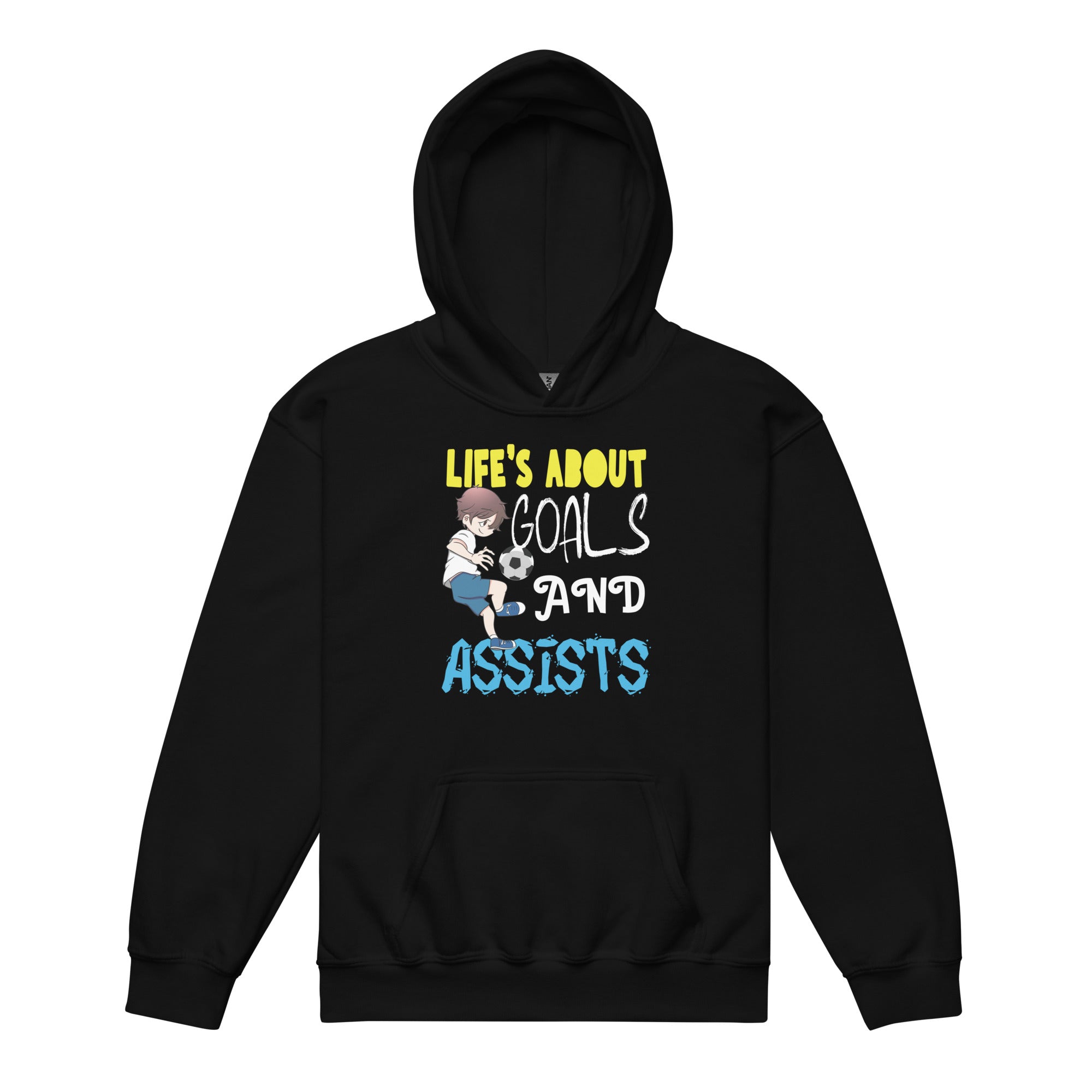 lifes-about-goals-soccer-player-boys-kids-youth-heavy-blend-hoodie