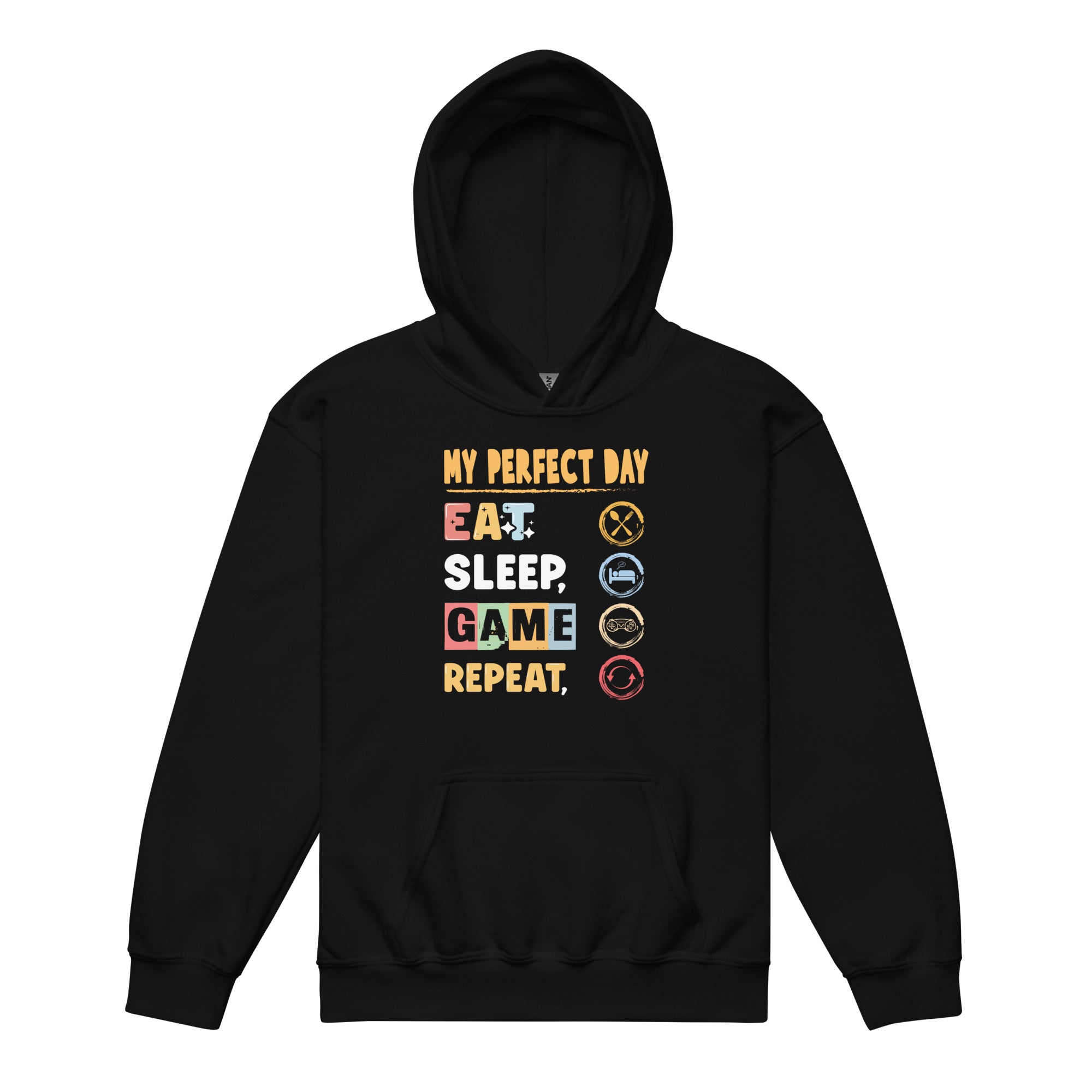 my-perfect-day-video-games-t-shirt-funny-cool-gamer-tee-heavy-blend-hoodie