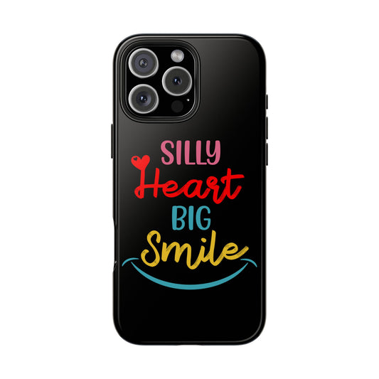 Silly Heart Big Smile Tough Phone Cases