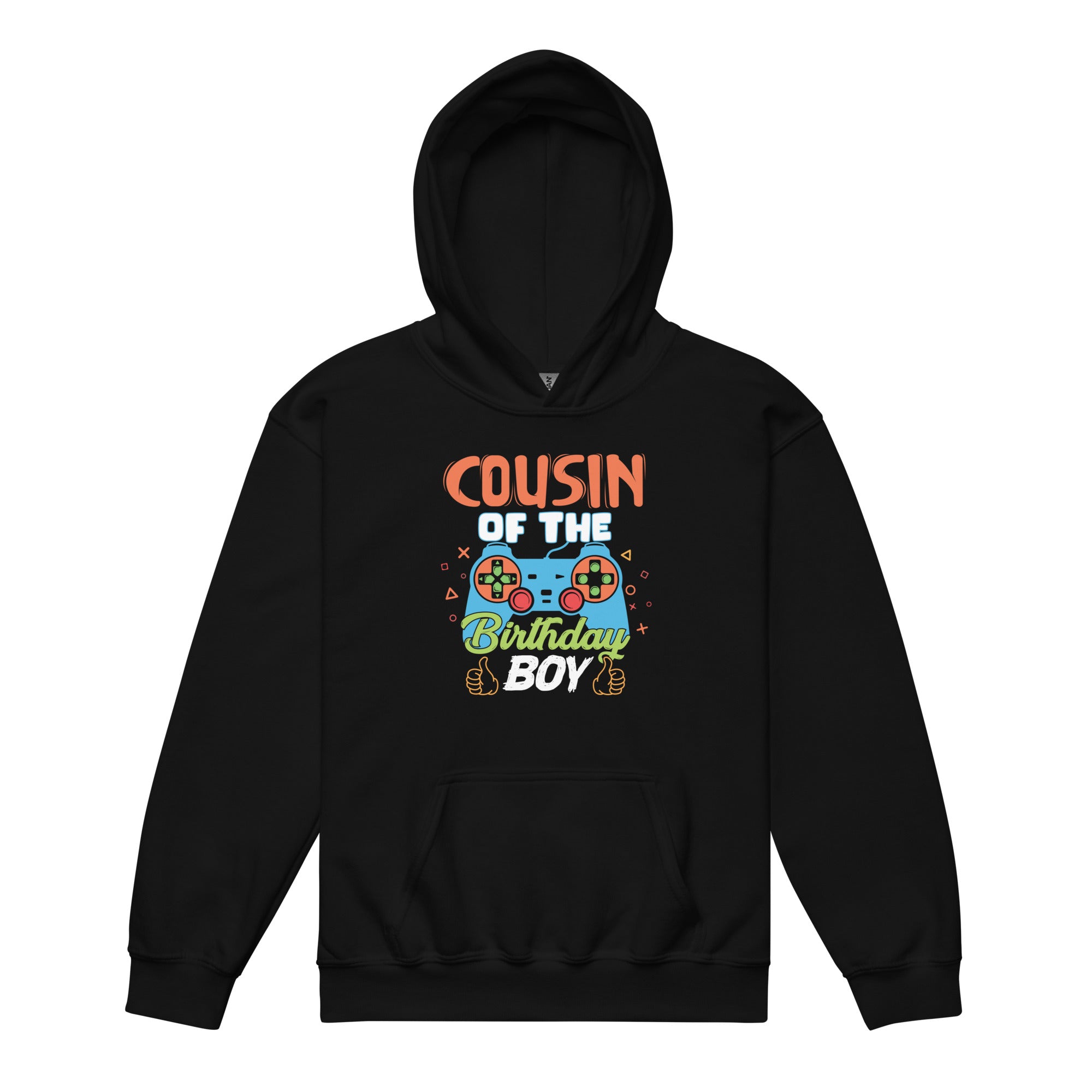 cousin-of-the-birthday-boy-matching-video-game-birthday-gift-heavy-blend-hoodie